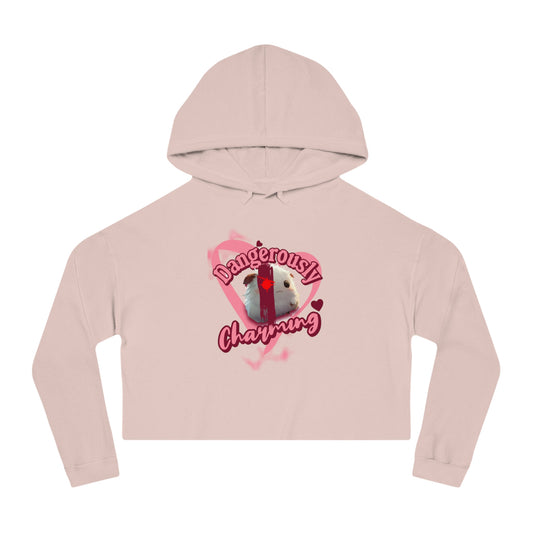 Cropped Hoodie — "Dangerously Charming" Purby